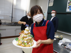 岸川さんとシュークリーム